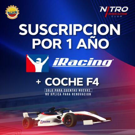 iRacing por 1 año + Coche F4